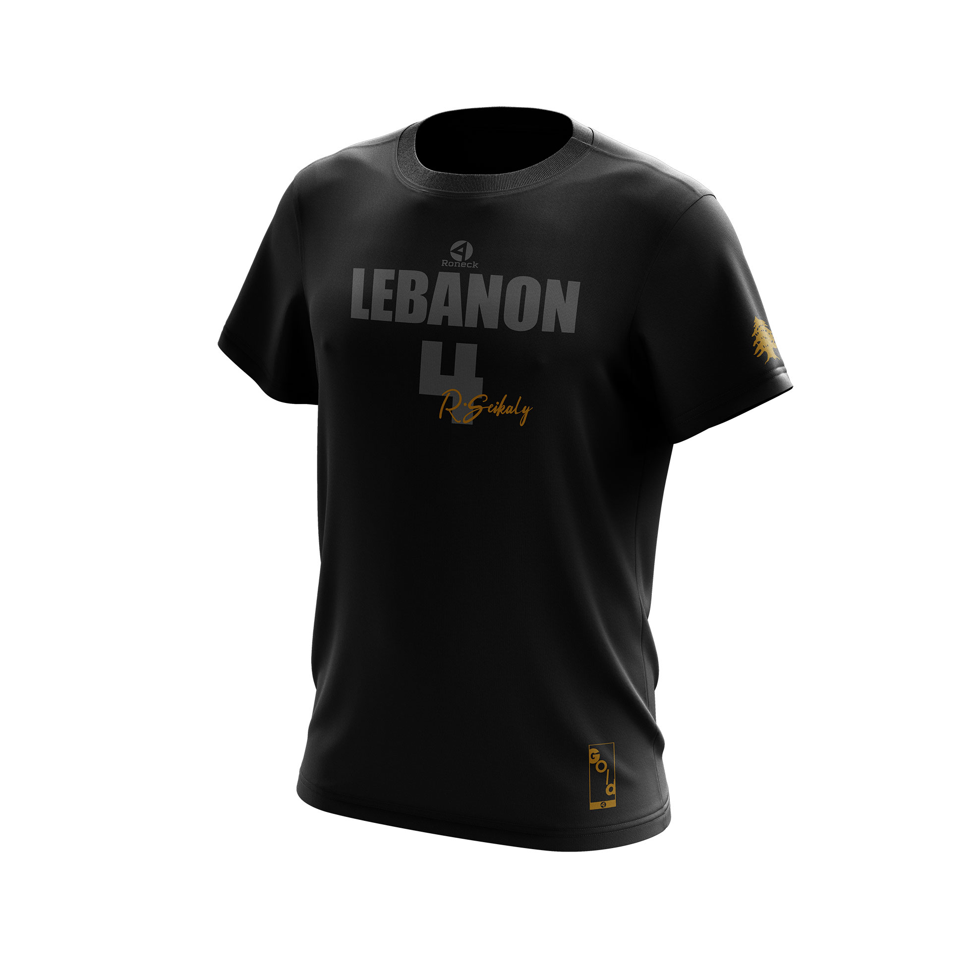 Lebanon Seikaly Gold Tshirt